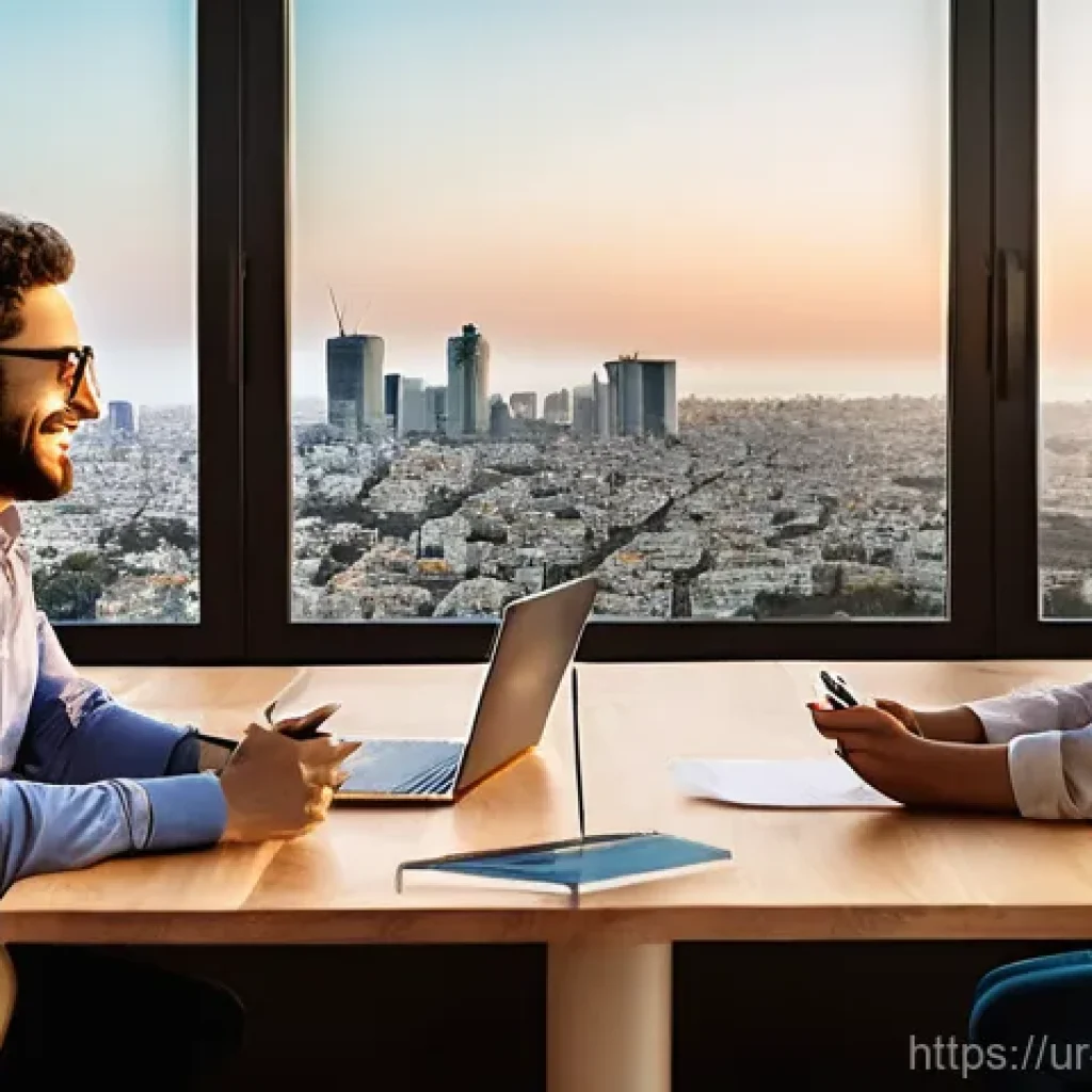 이스라엘 스타트업 창업 사례 - **Prompt 1: Innovative Startup Culture in Tel Aviv**
"A vibrant and diverse group of young, ener...