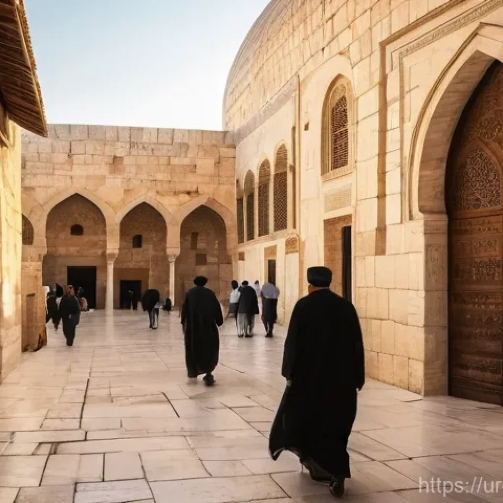 이스라엘 성지 순례 주요 코스 - **Prompt 1: Serene Al-Aqsa Mosque and Old City Streets**
"A serene and majestic wide shot captur...
