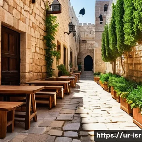 Home 24 이스라엘의 문화 예술과 지역 특색 - **Prompt 1: Ancient Walls, Modern Echoes**
"A picturesque, narrow cobblestone alley in the histo...