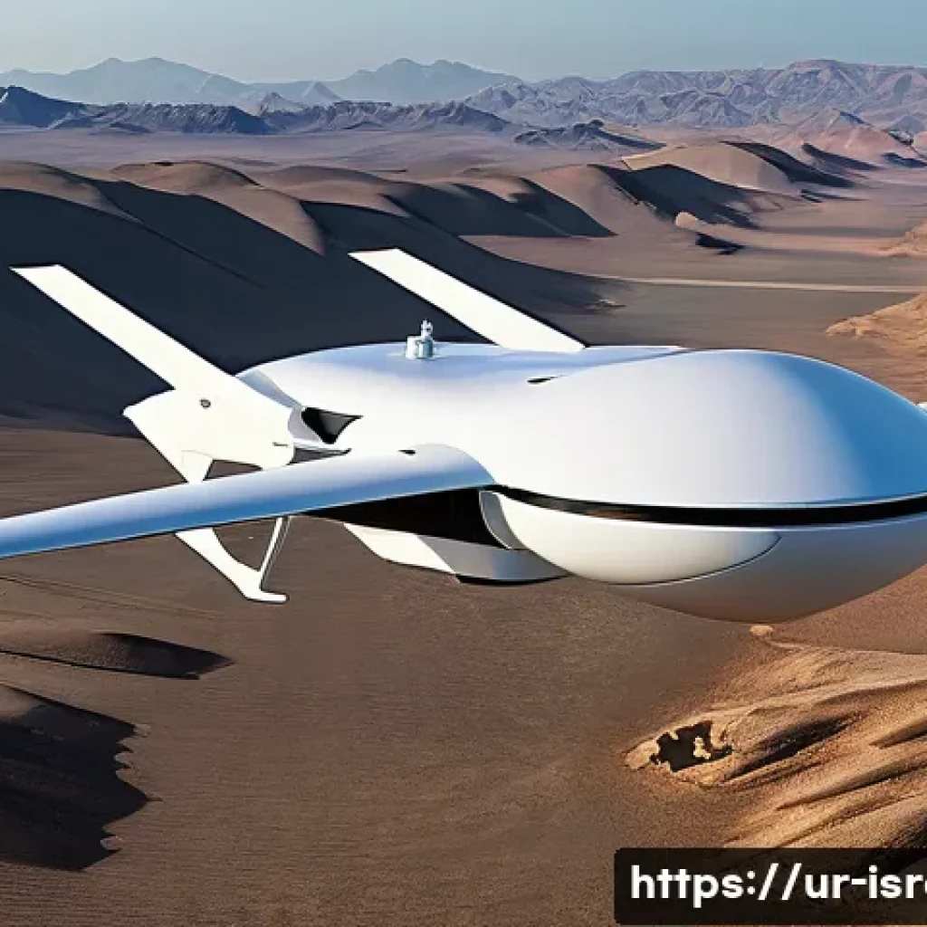 이스라엘 드론 연구소 - **Prompt 1: Advanced Border Surveillance Drone**
"A highly advanced, sleek Israeli surveillance ...